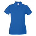 Cobalt - Front - Womens-Ladies Fitted Short Sleeve Casual Polo Shirt