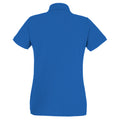 Cobalt - Back - Womens-Ladies Fitted Short Sleeve Casual Polo Shirt