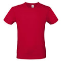 Deep Red - Front - B&C Mens #E150 Tee
