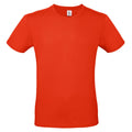 Fire Red - Front - B&C Mens #E150 Tee