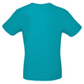 Real Turquoise - Back - B&C Mens #E150 Tee