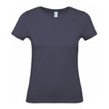 Navy - Front - B&C Womens-Ladies #E150 Tee