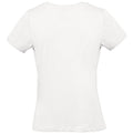 White - Back - B&C Womens-Ladies Inspire Plus Tee