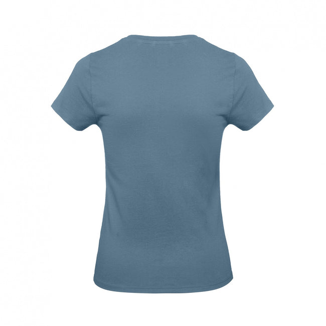 Stone Blue - Back - B&C Womens-Ladies #E190 Tee