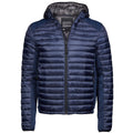 Admiral Navy-Navy Melange - Front - Tee Jays Mens Aspen Crossover Jacket