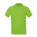 Orchid Green - Front - B&C Mens Inspire Polo