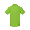 Orchid Green - Side - B&C Mens Inspire Polo