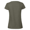 Deep Green - Back - Fruit Of The Loom Womens-Ladies Ringspun Premium T-Shirt