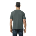 Charcoal - Back - Anvil Mens Fashion T-Shirt