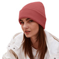 Rust - Back - Beechfield Unisex Adults Original Cuffed Beanie
