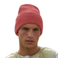 Rust - Side - Beechfield Unisex Adults Original Cuffed Beanie