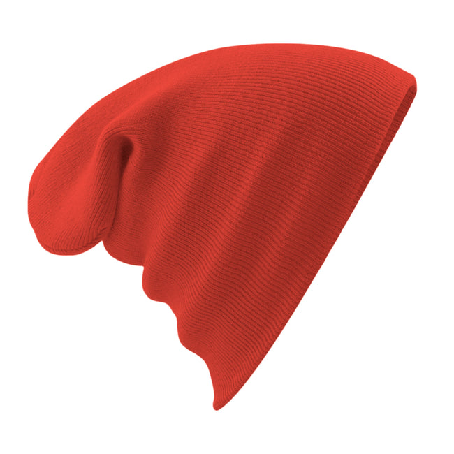 Fire Red - Back - Beechfield Unisex Adults Original Cuffed Beanie