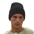 Charcoal - Back - Beechfield Unisex Adults Original Cuffed Beanie