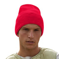 Classic Red - Side - Beechfield Unisex Adults Original Cuffed Beanie