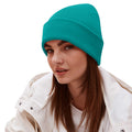 Emerald - Back - Beechfield Unisex Adults Original Cuffed Beanie