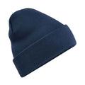 French Navy - Front - Beechfield Unisex Adults Original Cuffed Beanie