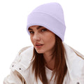 Lavender - Side - Beechfield Unisex Adults Original Cuffed Beanie