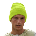 Lime - Back - Beechfield Unisex Adults Original Cuffed Beanie