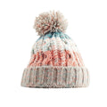 Milkshake Mix - Back - Beechfield Womens-Ladies Corkscrew Pom Pom Beanie
