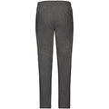 Dark Heather - Back - Fruit Of The Loom Mens Open Hem Jog Pants - Jogging Bottoms