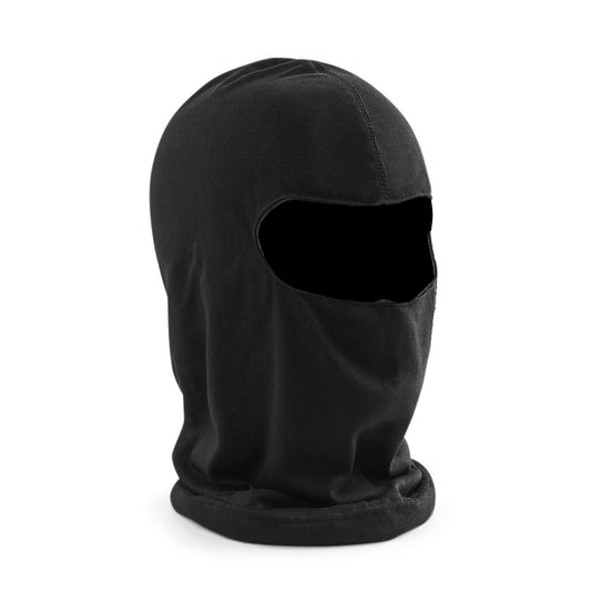 Black - Front - Beechfield Unisex Adults Microfibre Balaclava