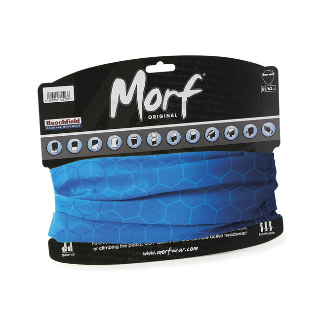 Geo Blue - Back - Beechfield Unisex Adults Geometric Morf