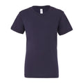 Navy Blue - Front - Bella + Canvas Youth Jersey Short Sleeve Tee