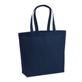 French Navy - Front - Westford Mill Premium Cotton Maxi Tote Bag
