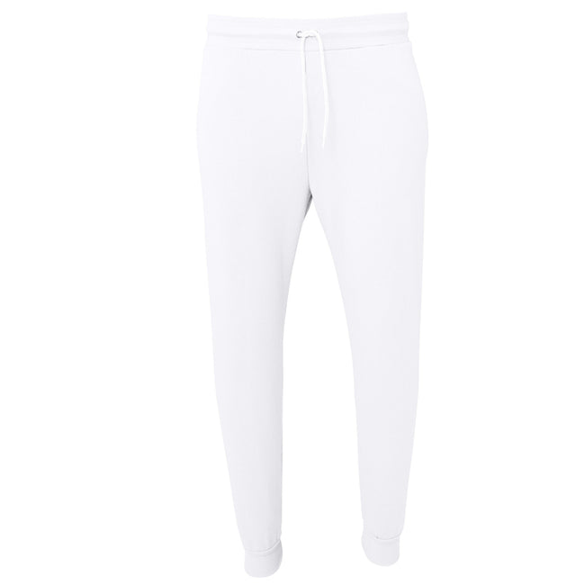 White - Front - Bella + Canvas Unisex Jogger Sweatpants