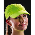 Fluorescent Lime - Back - Spiro Impact Sports Cap