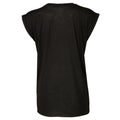 Black - Back - Bella + Canvas Womens-Ladies Flowy Muscle Tee