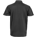 Black - Back - Spiro Impact Mens Performance Aircool Polo T-Shirt