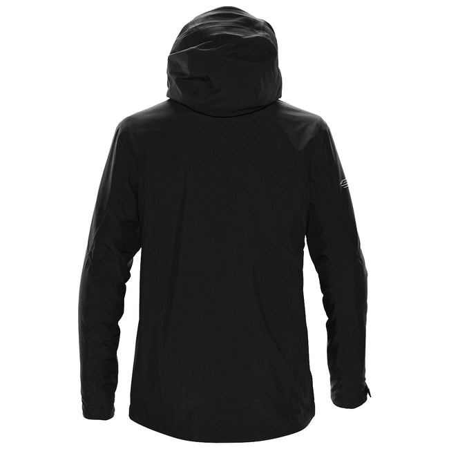 Black-Electric Blue - Back - Stormtech Mens Matrix System Jacket