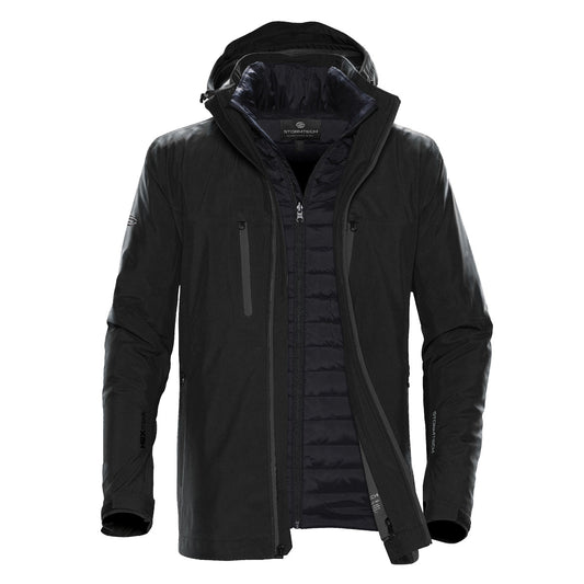 Black-Carbon - Front - Stormtech Mens Matrix System Jacket