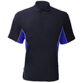 Navy-Royal-White - Front - Gamegear® Mens Track Pique Short Sleeve Polo Shirt Top