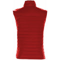 Bright Red - Back - Stormtech Mens Quilted Nautilus Vest-Gilet