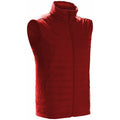 Bright Red - Side - Stormtech Mens Quilted Nautilus Vest-Gilet