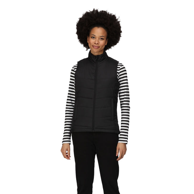 Black - Side - Regatta Womens-Ladies Stage Insulated Bodywarmer