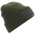 Olive - Front - Beechfield Unisex Adults Thinsulate Printer Beanie
