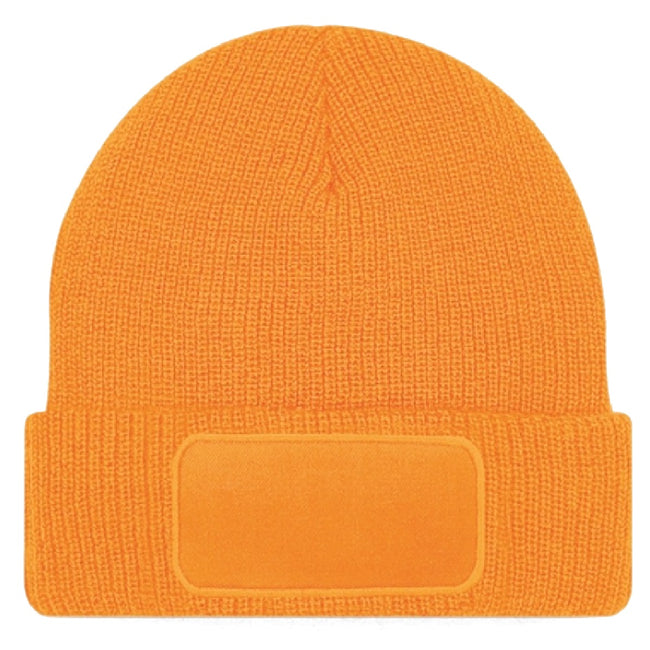 Fluoresent Orange - Back - Beechfield Unisex Adults Thinsulate Printer Beanie