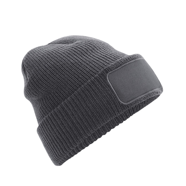 Graphite - Front - Beechfield Unisex Adults Thinsulate Printer Beanie