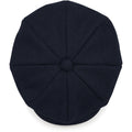 Navy Herringbone - Back - Beechfield Unisex Adults Heritage Baker Boy Cap