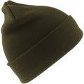 Olive - Back - Result Unisex Lightweight Thermal Winter Thinsulate Hat (3M 40g) (Pack of 2)