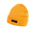 Fluoresent Orange - Front - Result Unisex Lightweight Thermal Winter Thinsulate Hat (3M 40g) (Pack of 2)