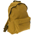 Mustard - Front - Bagbase Fashion Backpack - Rucksack (18 Litres) (Pack of 2)