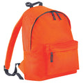 Orange-Graphite Grey - Front - Bagbase Fashion Backpack - Rucksack (18 Litres) (Pack of 2)