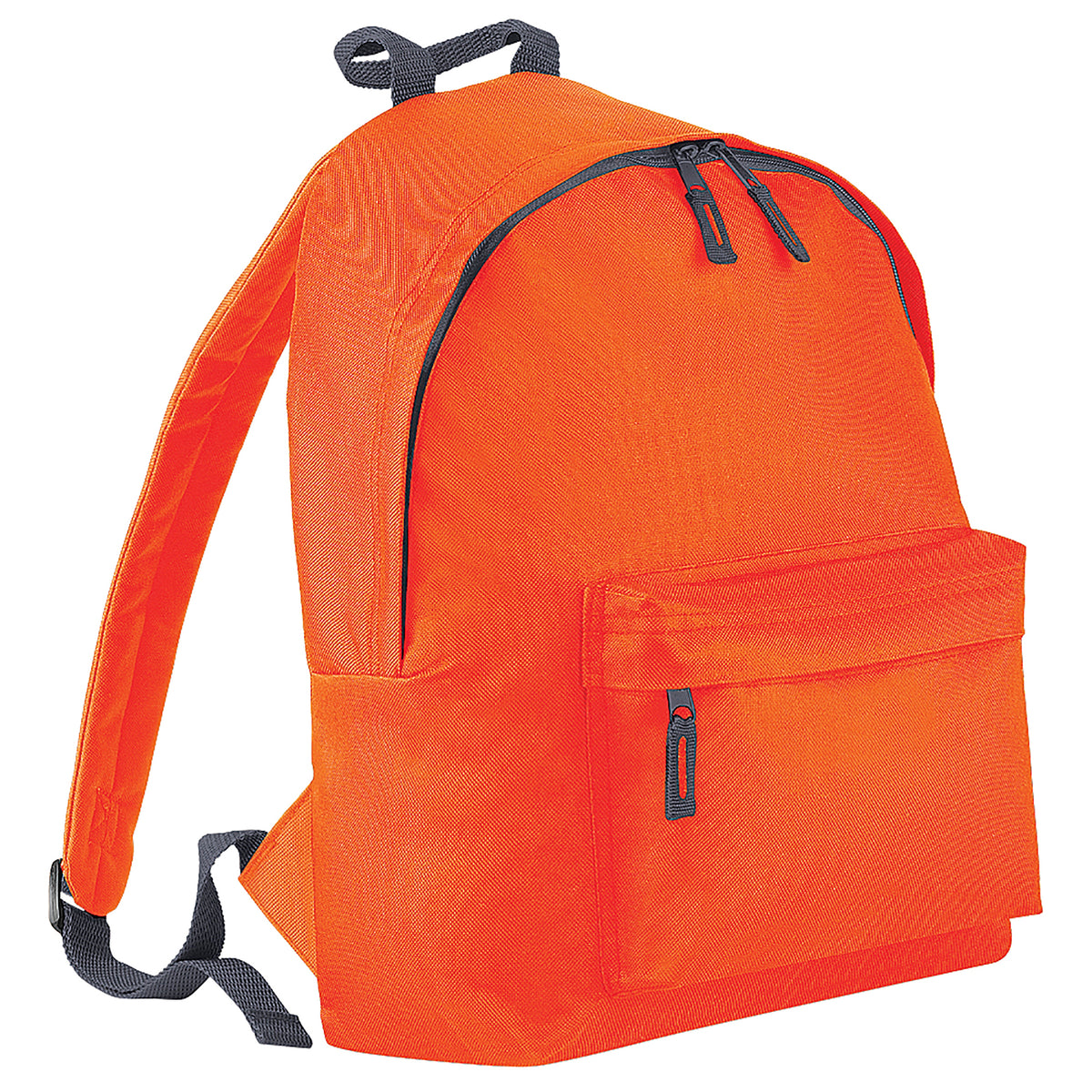 Orange-Graphite Grey - Front - Bagbase Fashion Backpack - Rucksack (18 Litres) (Pack Of 2)