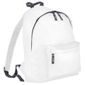 White-Graphite - Front - Bagbase Fashion Backpack - Rucksack (18 Litres) (Pack of 2)