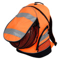 Hi Vis Orange - Side - Shugon Hi-Vis Rucksack - Backpack - 23 Litres (Pack of 2)