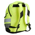 Hi-Vis Yellow - Back - Shugon Hi-Vis Rucksack - Backpack - 23 Litres (Pack of 2)